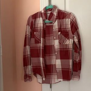 red and white flannel